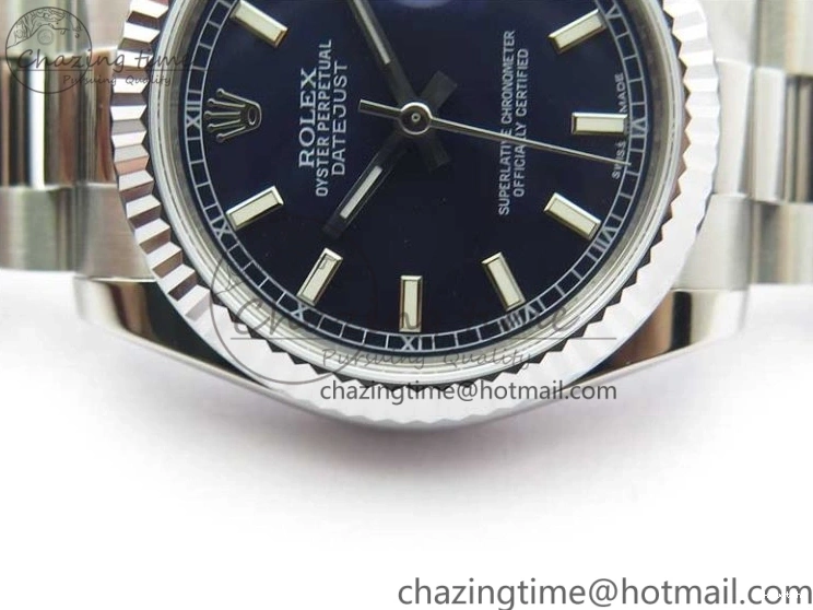 Datejust President 178274 Best SS on Dial SEIKO Bracelet SS Stick NH05A Markers Edition 31mm GSF Blue 0301